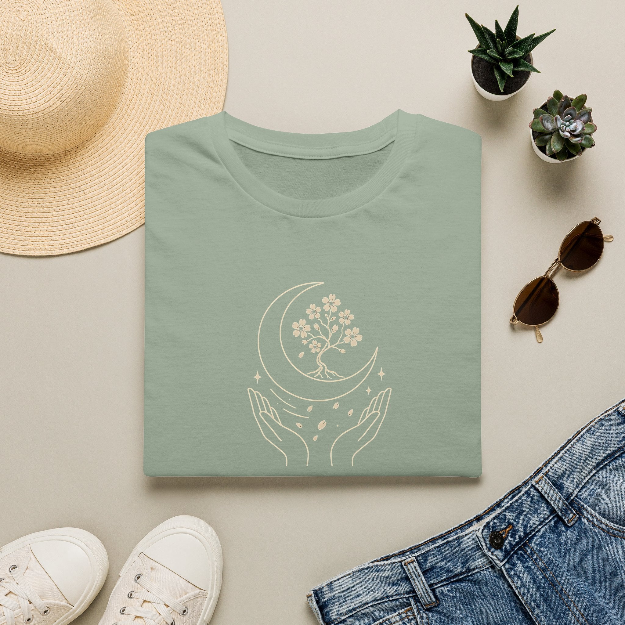 Cradled Moon Tree T-Shirt