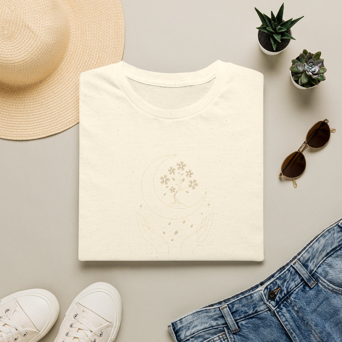 Cradled Moon Tree T-Shirt